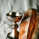 bread on stainless steel tray